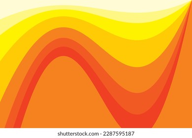 Gradition Of Orange Colour Background