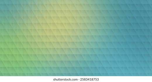 Gradual Flow of Green to Blue: Dynamic Tranquility in Geometric Gradients