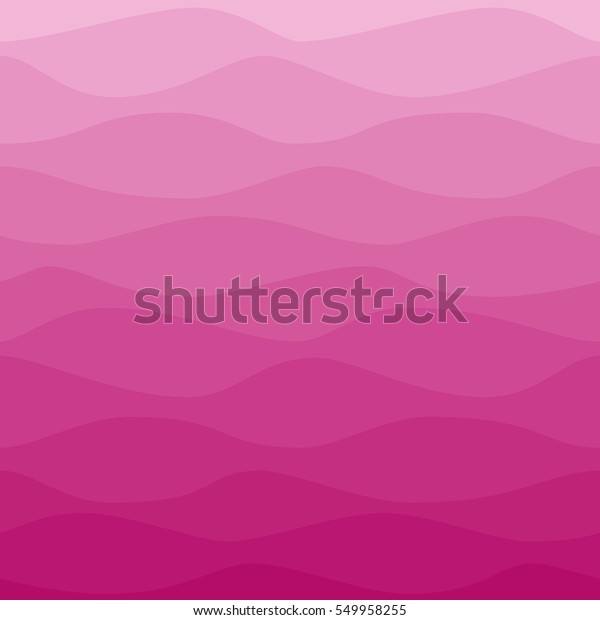 Gradual Wavy Pink Background Ombre Color Stock Vector (royalty Free 