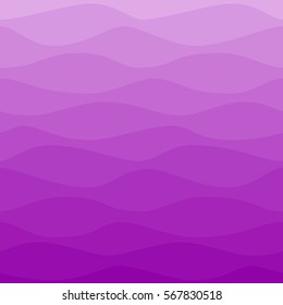 Gradual wavy violet background. Ombre color waves pattern. Graphic design element for web sites, stationary printables, scrapbooking, wedding, baby shower invitation, room wallpaper, birthday card