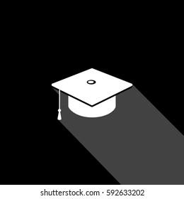 graduate cap black