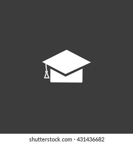Graduate cap, icon