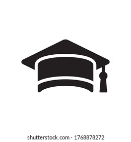 Graduate Cap Icon Design Vector Template