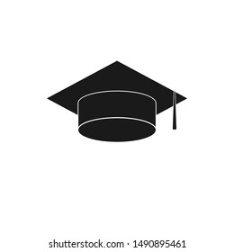 graduate cap Icon isolated on white background