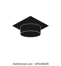 graduate cap Icon isolated on white background