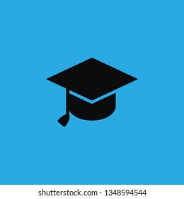 graduate cap icon vector