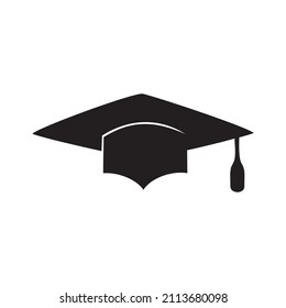 Graduate cap icon. Vector image