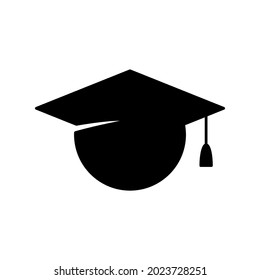 graduate cap icons symbol vector elements for infographic web