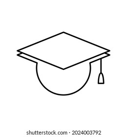 graduate cap icons symbol vector elements for infographic web