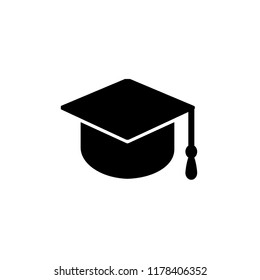 Graduation Cap Vector Education Icon Stock Vector (Royalty Free ...