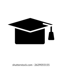 Graduate college icon set. flat illustration of vector icon