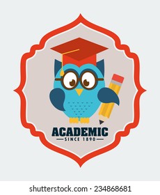 graduate design , vector illustration