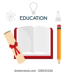 Graduate education graphic design, vector illustration eps10.