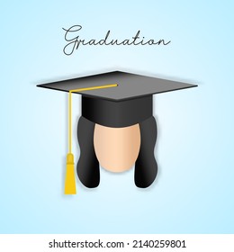 Graduate Elements Graphic Template 3d Style Stock Vector (Royalty Free ...