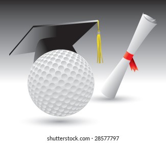 graduate golf ball