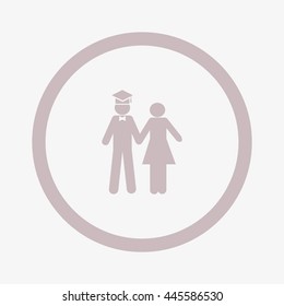 Graduate guy, icon