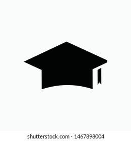 graduate hast icon vector sign symbol isolated