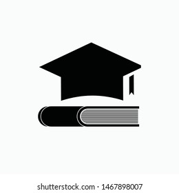 graduate hast icon vector sign symbol isolated