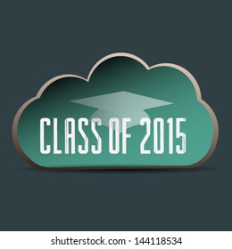 Graduate hat class 2015 background.
