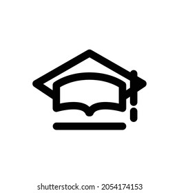 Graduate hat icon, eps 10