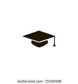 graduate hat icon. sign design