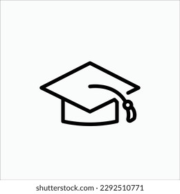 graduate, hat, student, university icon, isolated icon in light background, perfect for website, blog, logo, graphic design, social media, UI, mobile app