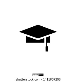 Graduate icon, design inspiration vector template for education web design or mobile app