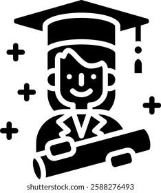 Graduate Icon Element For Design
