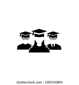 graduate icon vector
