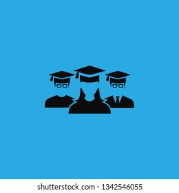 graduate icon vector