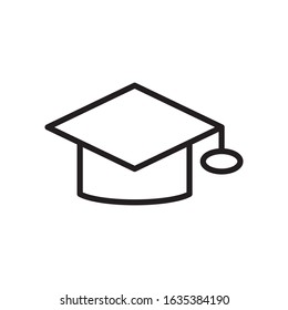 Graduate icon vector design template