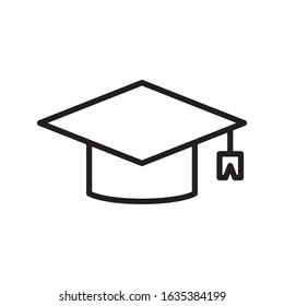 Graduate icon vector design template