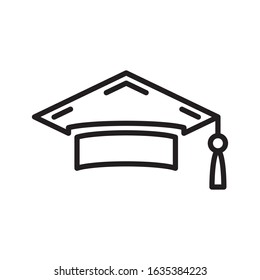 Graduate icon vector design template