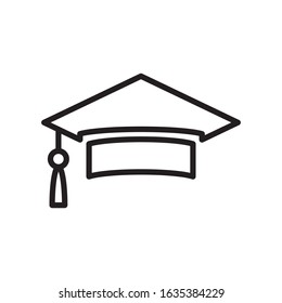 Graduate icon vector design template