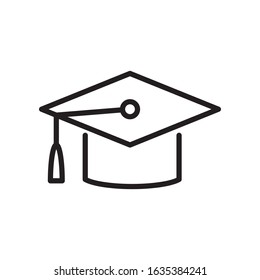 Graduate icon vector design template