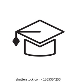 Graduate icon vector design template