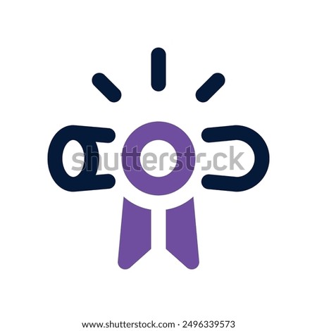graduate icon. vector dual tone icon for your website, mobile, presentation, and logo design.