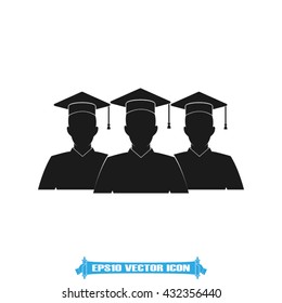 Graduate icon vector illustration eps10.