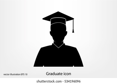 Graduate icon vector illustration eps10.