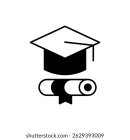 Graduate Icon vector stock illustration