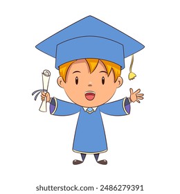 Graduate kid, graduation, happy, cute, child