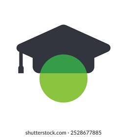 Graduate Logo Vector Icon Template Illustration