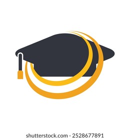 Graduate Logo Vector Icon Template Illustration