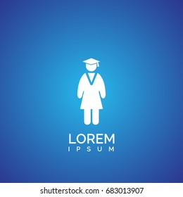 graduate man icon