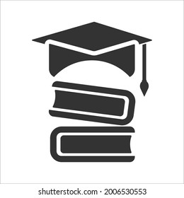 graduate, scholar icon design vector