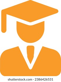 graduate with a square academic cap, representing education and success.