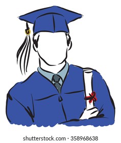 graduate student illustration