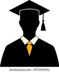 a graduate student silhouette design 