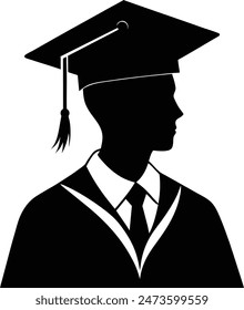 a graduate student silhouette design 