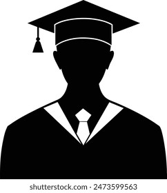 a graduate student silhouette design 